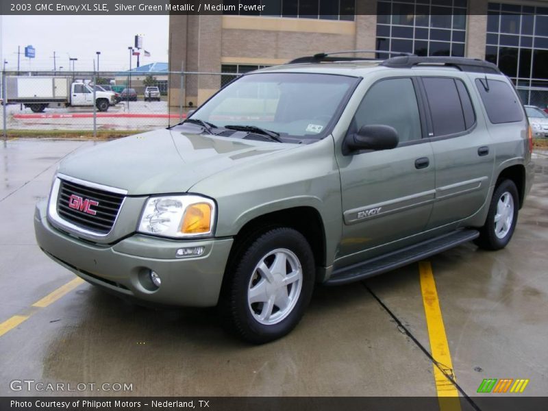 Silver Green Metallic / Medium Pewter 2003 GMC Envoy XL SLE