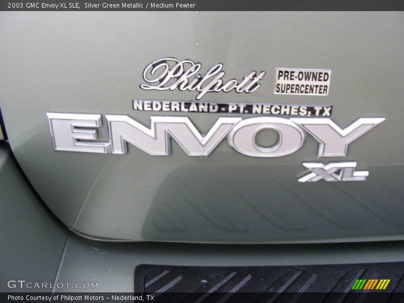 Silver Green Metallic / Medium Pewter 2003 GMC Envoy XL SLE