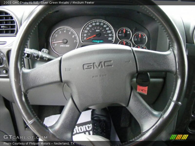 Silver Green Metallic / Medium Pewter 2003 GMC Envoy XL SLE