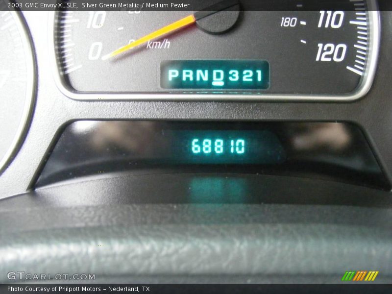 Silver Green Metallic / Medium Pewter 2003 GMC Envoy XL SLE