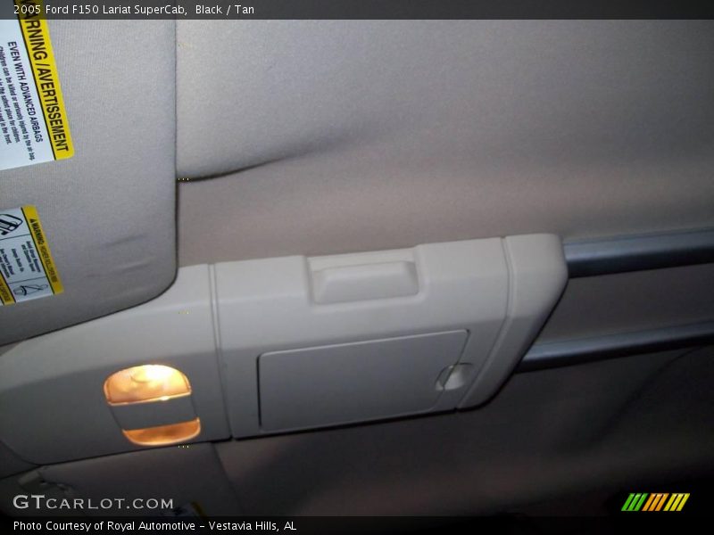 Black / Tan 2005 Ford F150 Lariat SuperCab