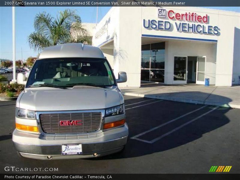 Silver Birch Metallic / Medium Pewter 2007 GMC Savana Van 1500 Explorer Limited SE Conversion Van