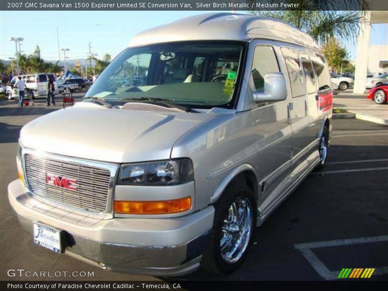 Silver Birch Metallic / Medium Pewter 2007 GMC Savana Van 1500 Explorer Limited SE Conversion Van