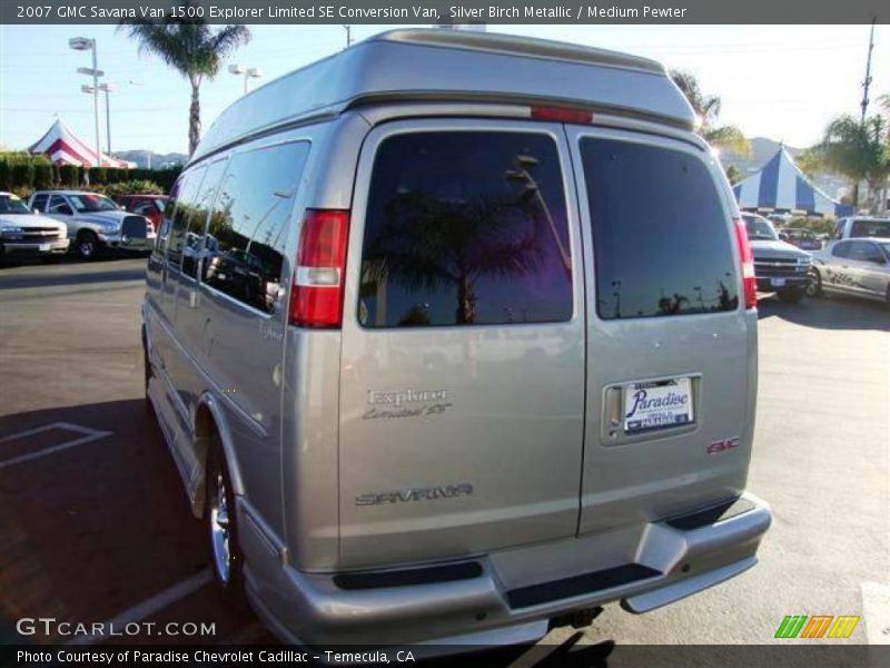 Silver Birch Metallic / Medium Pewter 2007 GMC Savana Van 1500 Explorer Limited SE Conversion Van