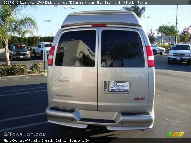 Silver Birch Metallic / Medium Pewter 2007 GMC Savana Van 1500 Explorer Limited SE Conversion Van