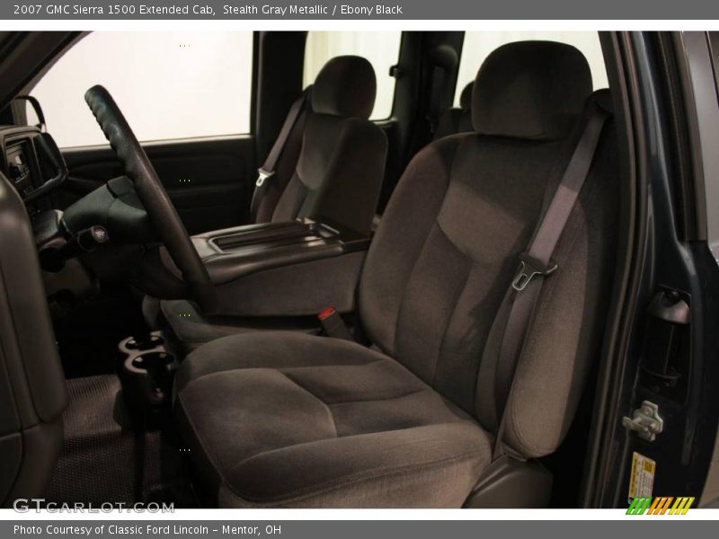 Stealth Gray Metallic / Ebony Black 2007 GMC Sierra 1500 Extended Cab