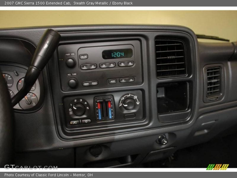Stealth Gray Metallic / Ebony Black 2007 GMC Sierra 1500 Extended Cab
