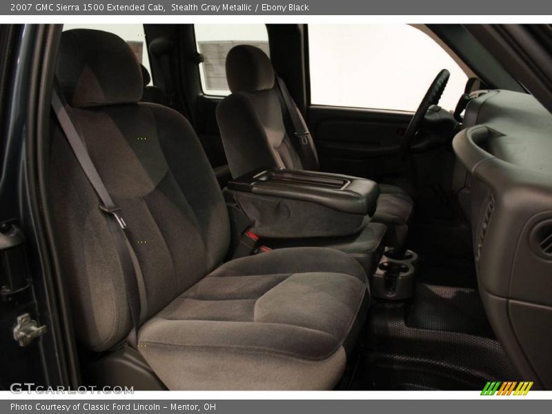 Stealth Gray Metallic / Ebony Black 2007 GMC Sierra 1500 Extended Cab