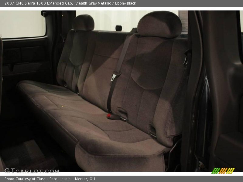 Stealth Gray Metallic / Ebony Black 2007 GMC Sierra 1500 Extended Cab