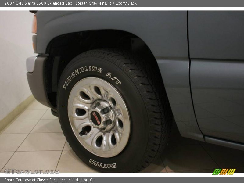 Stealth Gray Metallic / Ebony Black 2007 GMC Sierra 1500 Extended Cab