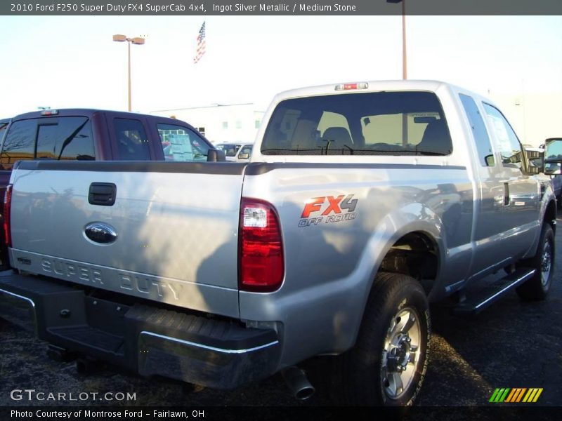 Ingot Silver Metallic / Medium Stone 2010 Ford F250 Super Duty FX4 SuperCab 4x4