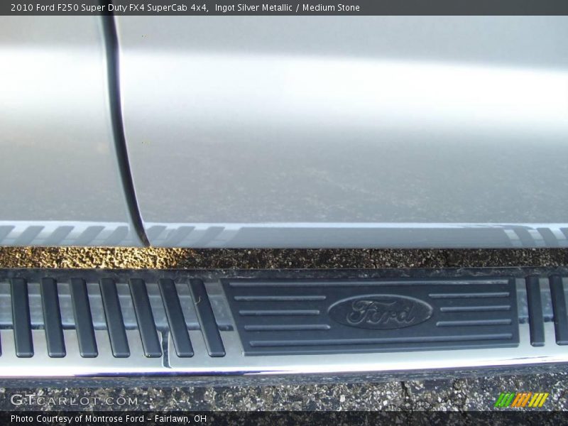 Ingot Silver Metallic / Medium Stone 2010 Ford F250 Super Duty FX4 SuperCab 4x4