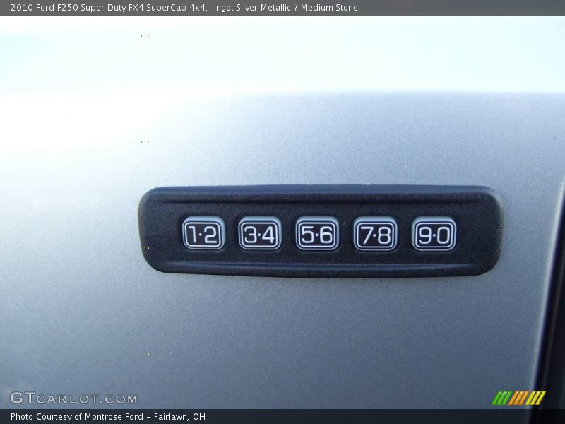 Ingot Silver Metallic / Medium Stone 2010 Ford F250 Super Duty FX4 SuperCab 4x4