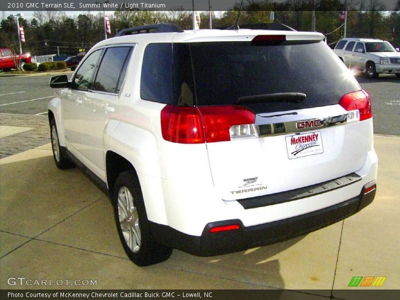Summit White / Light Titanium 2010 GMC Terrain SLE