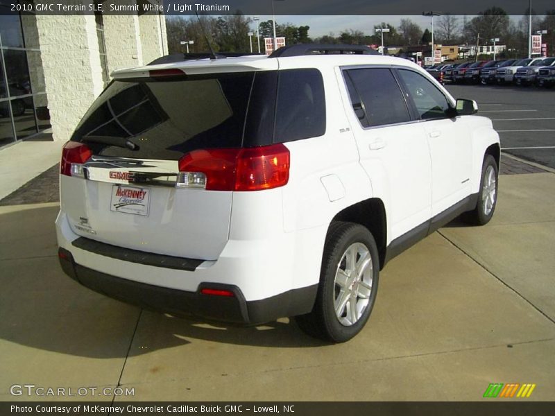 Summit White / Light Titanium 2010 GMC Terrain SLE