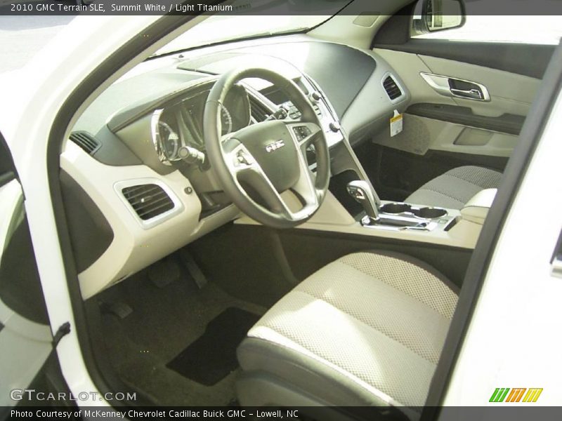 Summit White / Light Titanium 2010 GMC Terrain SLE