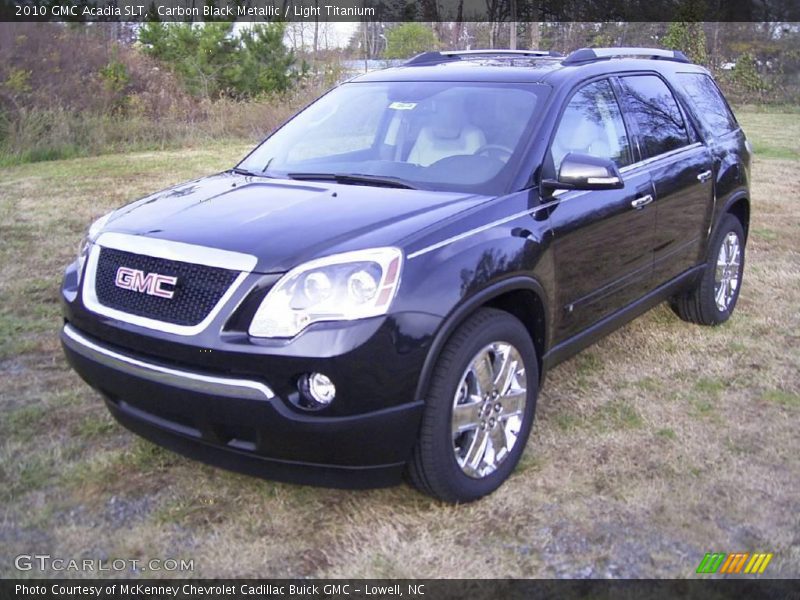 Carbon Black Metallic / Light Titanium 2010 GMC Acadia SLT
