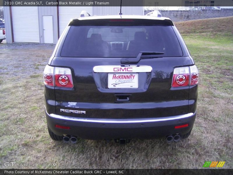Carbon Black Metallic / Light Titanium 2010 GMC Acadia SLT