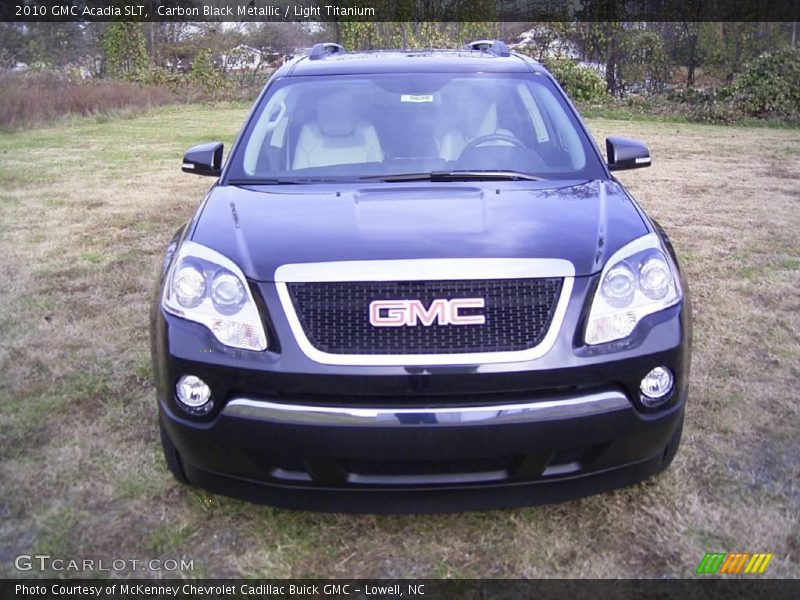 Carbon Black Metallic / Light Titanium 2010 GMC Acadia SLT