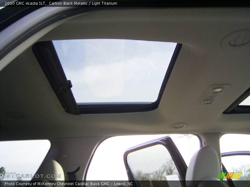 Carbon Black Metallic / Light Titanium 2010 GMC Acadia SLT