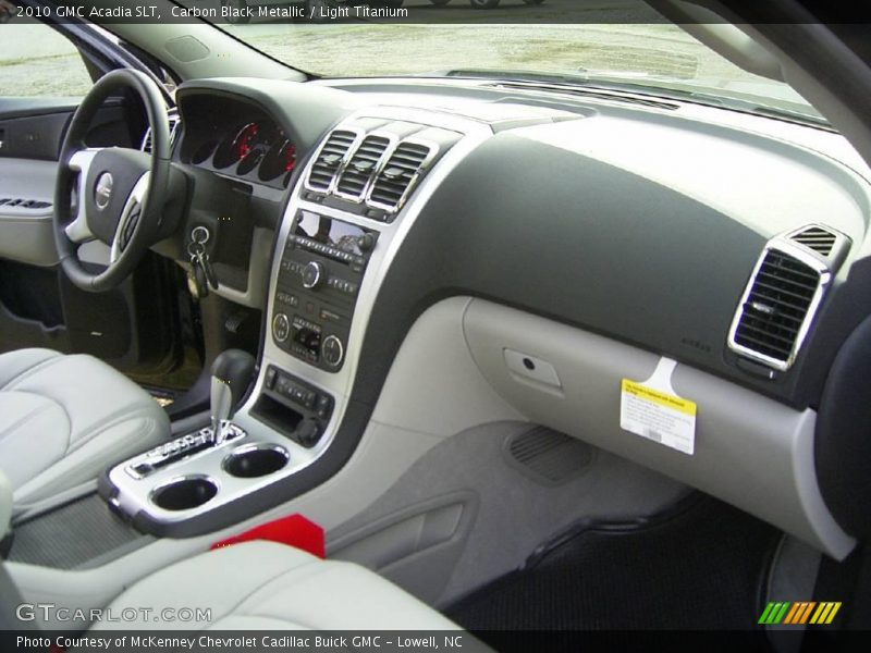 Carbon Black Metallic / Light Titanium 2010 GMC Acadia SLT