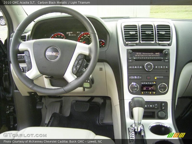 Carbon Black Metallic / Light Titanium 2010 GMC Acadia SLT