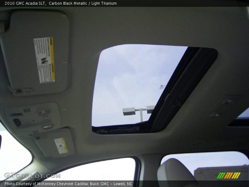 Carbon Black Metallic / Light Titanium 2010 GMC Acadia SLT
