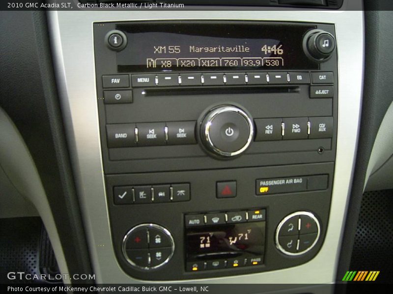 Carbon Black Metallic / Light Titanium 2010 GMC Acadia SLT