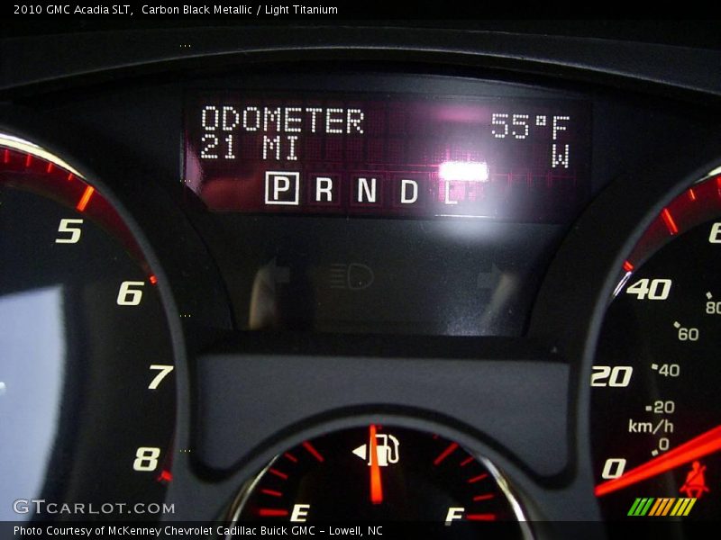 Carbon Black Metallic / Light Titanium 2010 GMC Acadia SLT
