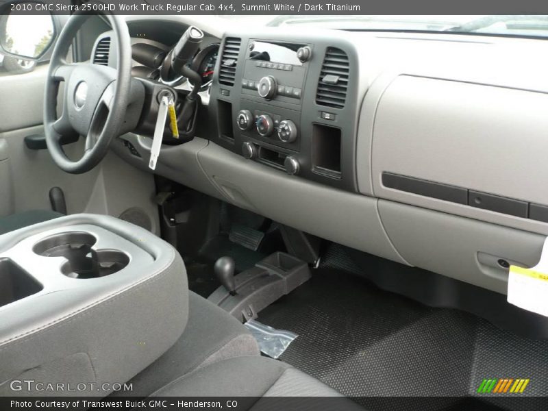 Summit White / Dark Titanium 2010 GMC Sierra 2500HD Work Truck Regular Cab 4x4