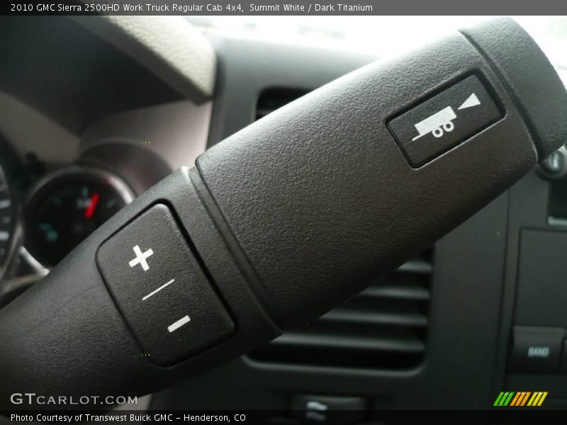 Summit White / Dark Titanium 2010 GMC Sierra 2500HD Work Truck Regular Cab 4x4