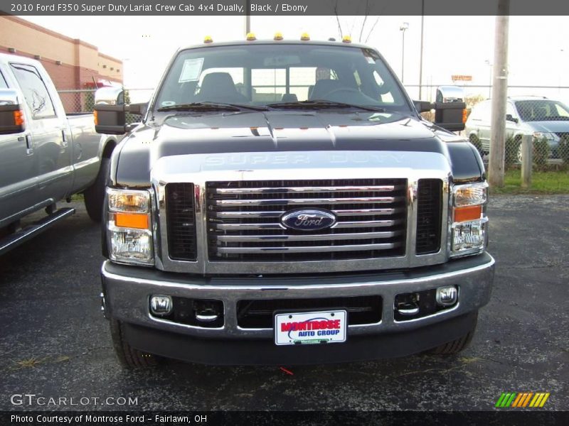 Black / Ebony 2010 Ford F350 Super Duty Lariat Crew Cab 4x4 Dually