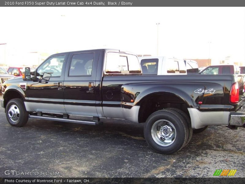Black / Ebony 2010 Ford F350 Super Duty Lariat Crew Cab 4x4 Dually