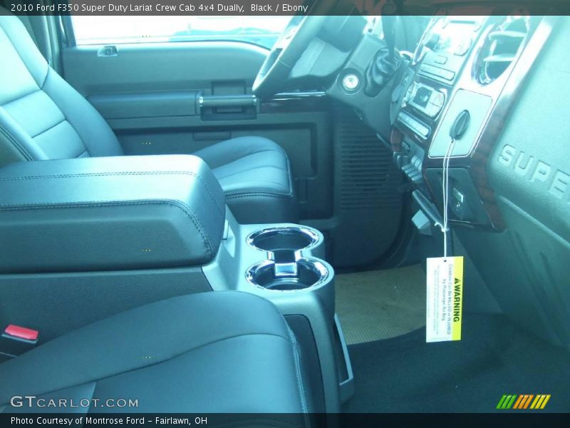 Black / Ebony 2010 Ford F350 Super Duty Lariat Crew Cab 4x4 Dually