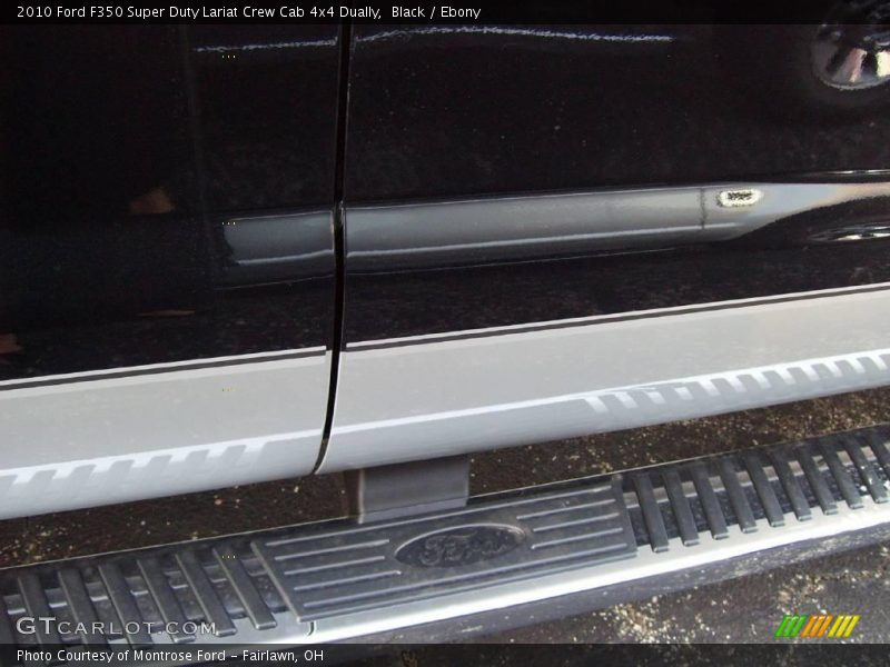 Black / Ebony 2010 Ford F350 Super Duty Lariat Crew Cab 4x4 Dually
