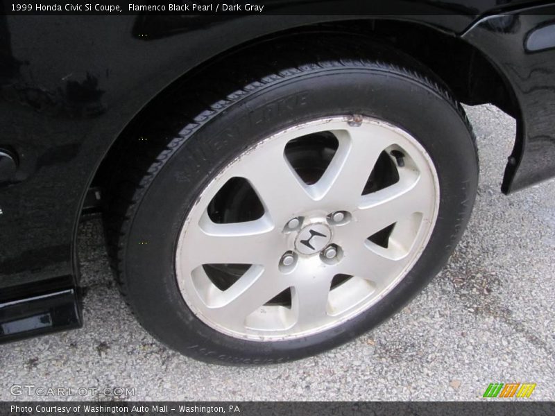 Flamenco Black Pearl / Dark Gray 1999 Honda Civic Si Coupe
