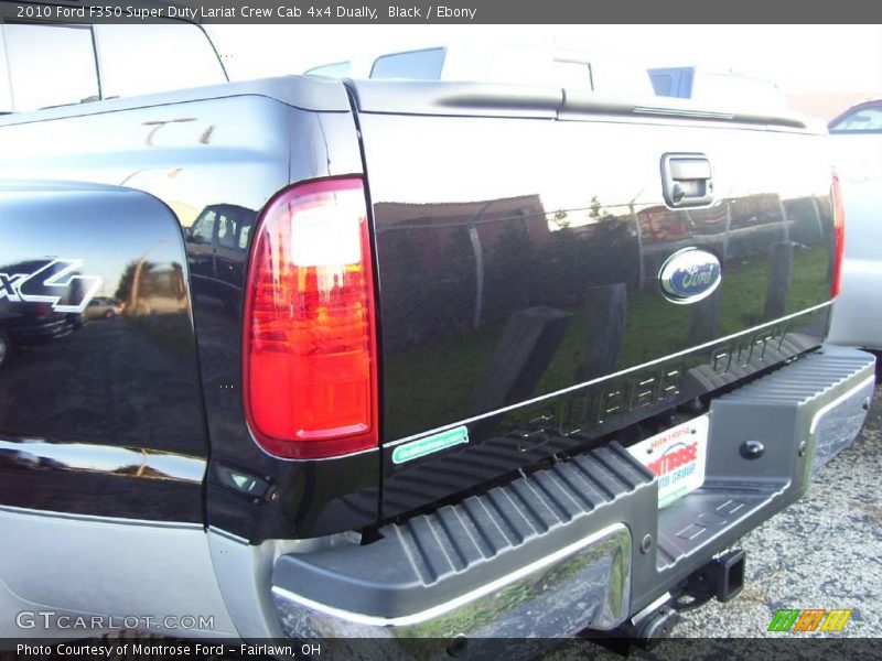 Black / Ebony 2010 Ford F350 Super Duty Lariat Crew Cab 4x4 Dually