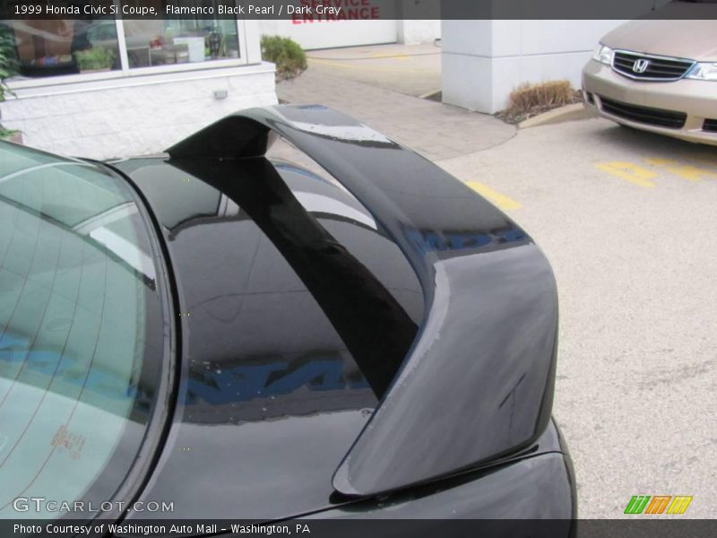 Flamenco Black Pearl / Dark Gray 1999 Honda Civic Si Coupe