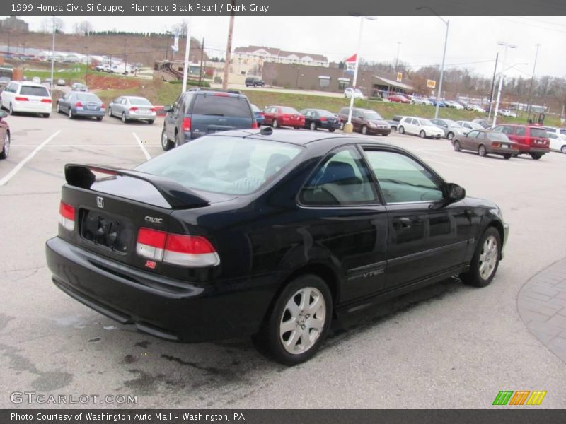 Flamenco Black Pearl / Dark Gray 1999 Honda Civic Si Coupe