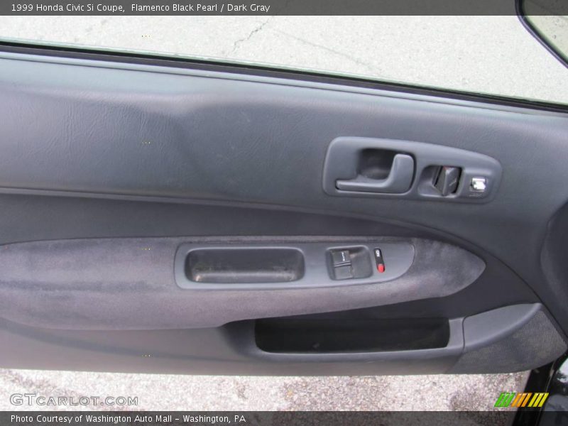 Flamenco Black Pearl / Dark Gray 1999 Honda Civic Si Coupe