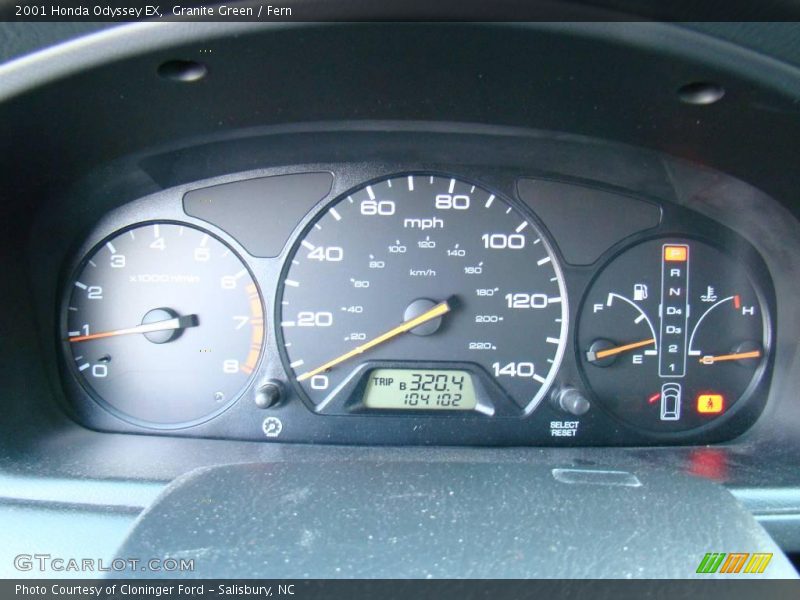 Granite Green / Fern 2001 Honda Odyssey EX