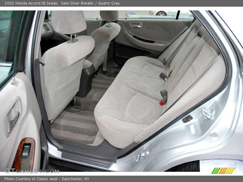 Satin Silver Metallic / Quartz Gray 2002 Honda Accord SE Sedan