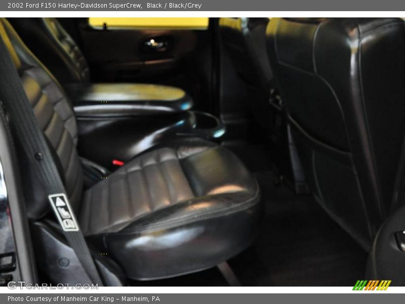 Black / Black/Grey 2002 Ford F150 Harley-Davidson SuperCrew