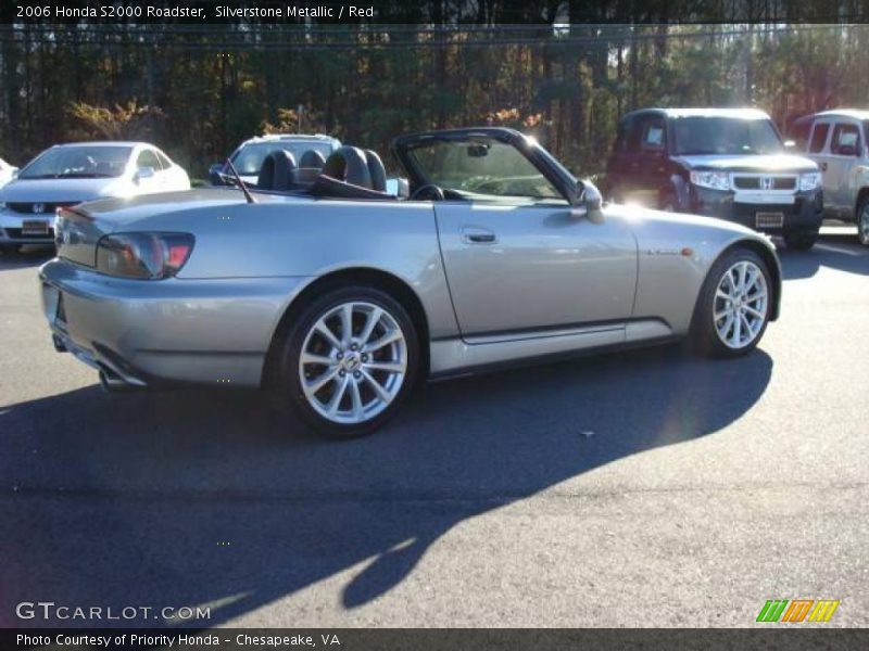 Silverstone Metallic / Red 2006 Honda S2000 Roadster
