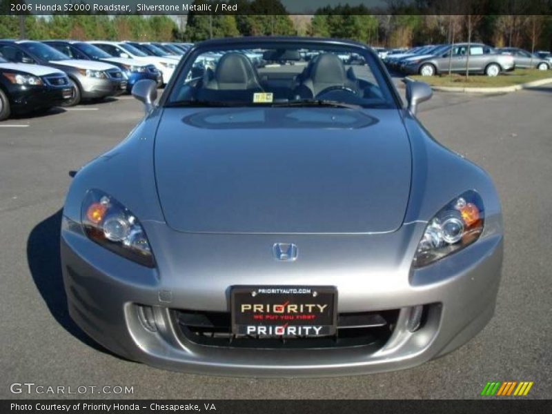 Silverstone Metallic / Red 2006 Honda S2000 Roadster