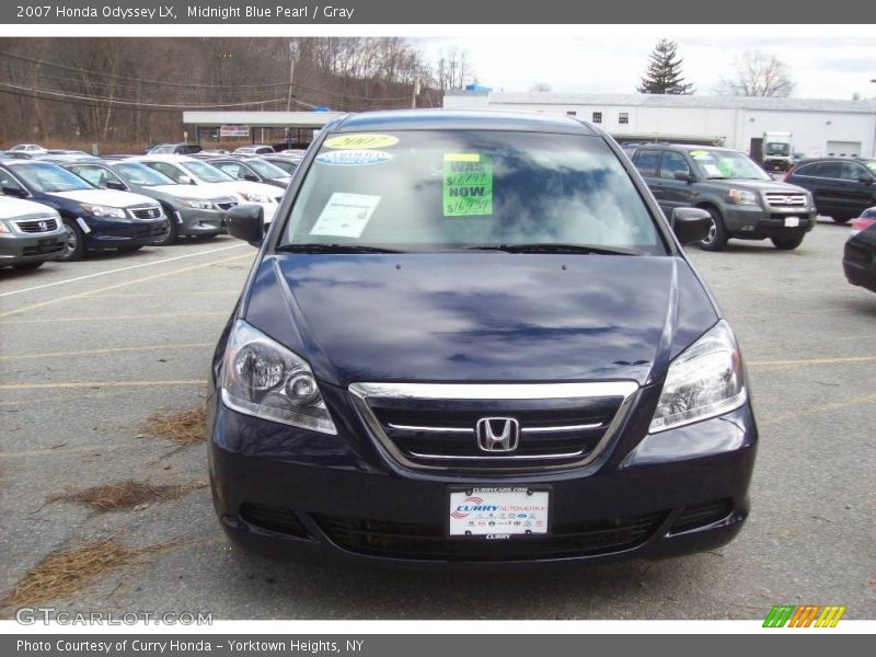 Midnight Blue Pearl / Gray 2007 Honda Odyssey LX