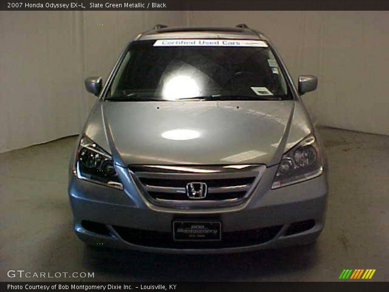 Slate Green Metallic / Black 2007 Honda Odyssey EX-L