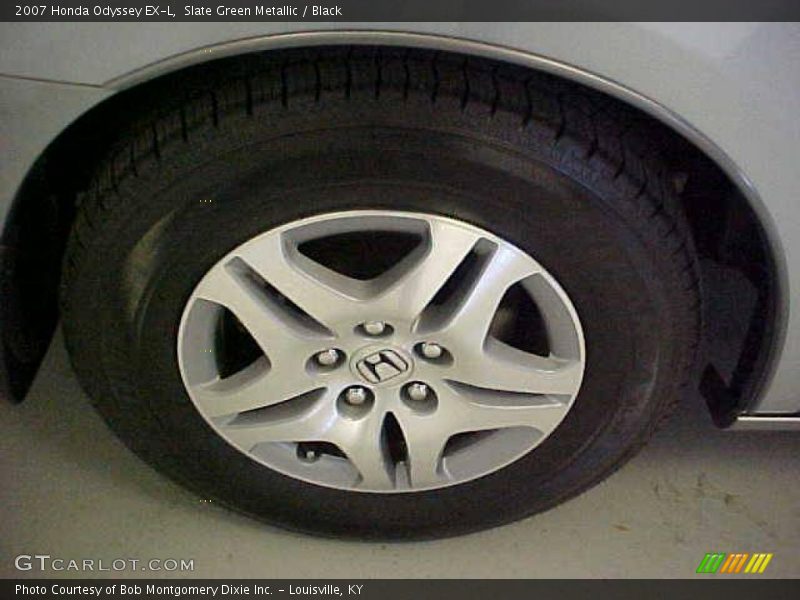 Slate Green Metallic / Black 2007 Honda Odyssey EX-L