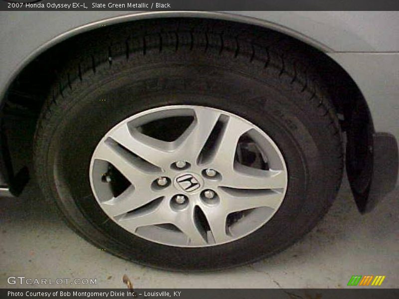 Slate Green Metallic / Black 2007 Honda Odyssey EX-L