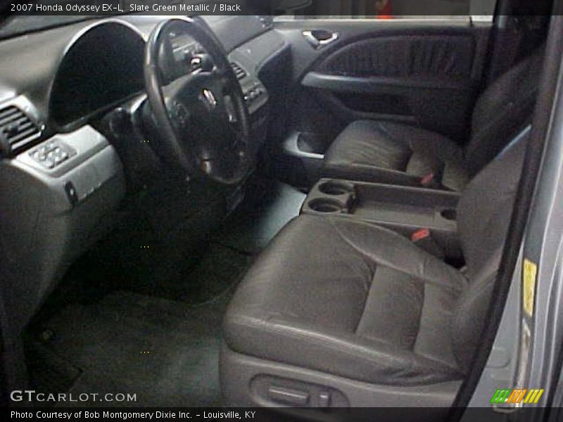 Slate Green Metallic / Black 2007 Honda Odyssey EX-L